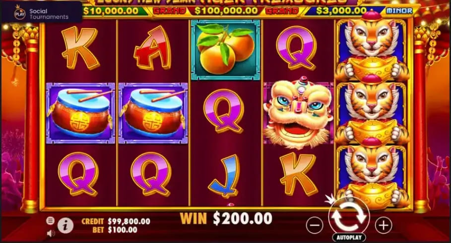 【扑克之星】大发娱乐国风主题老虎机力作——舞狮送财深度介绍